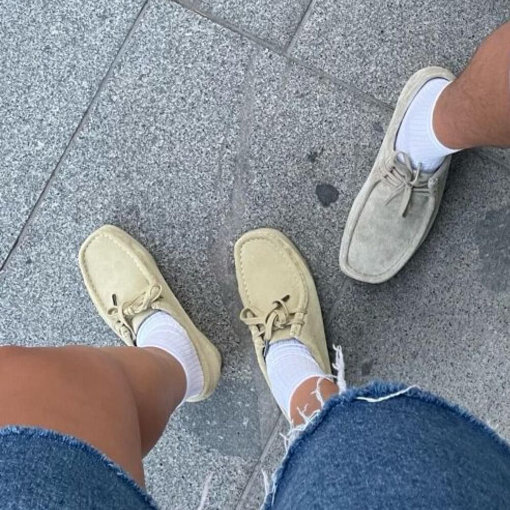 Clarks Women's Cream and Tan Boots